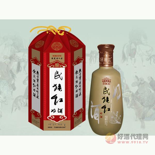 民族红蒙古包奶酒